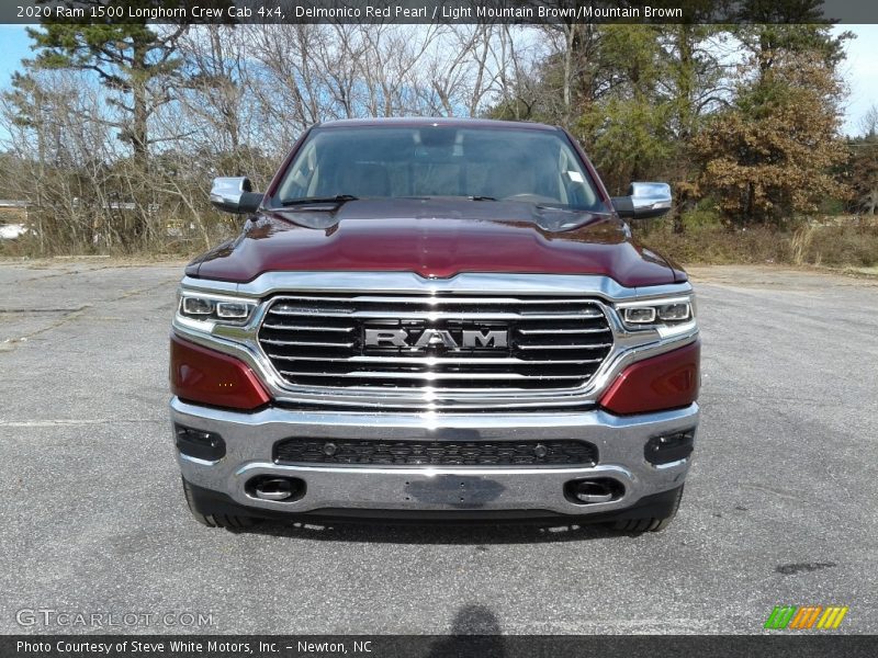 Delmonico Red Pearl / Light Mountain Brown/Mountain Brown 2020 Ram 1500 Longhorn Crew Cab 4x4
