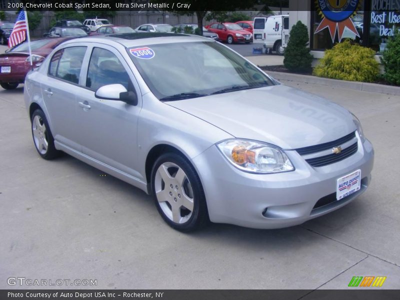 Ultra Silver Metallic / Gray 2008 Chevrolet Cobalt Sport Sedan