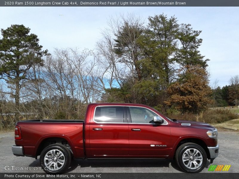 Delmonico Red Pearl / Light Mountain Brown/Mountain Brown 2020 Ram 1500 Longhorn Crew Cab 4x4