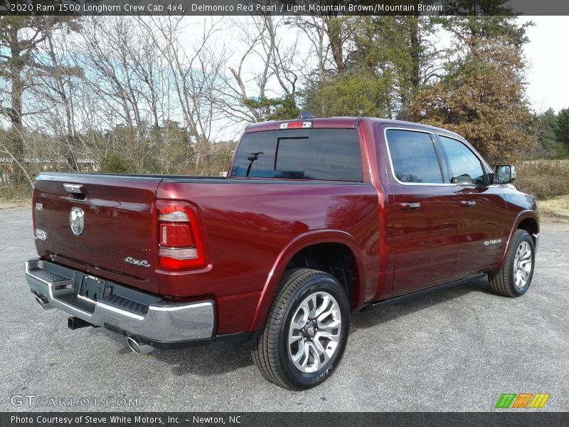 Delmonico Red Pearl / Light Mountain Brown/Mountain Brown 2020 Ram 1500 Longhorn Crew Cab 4x4