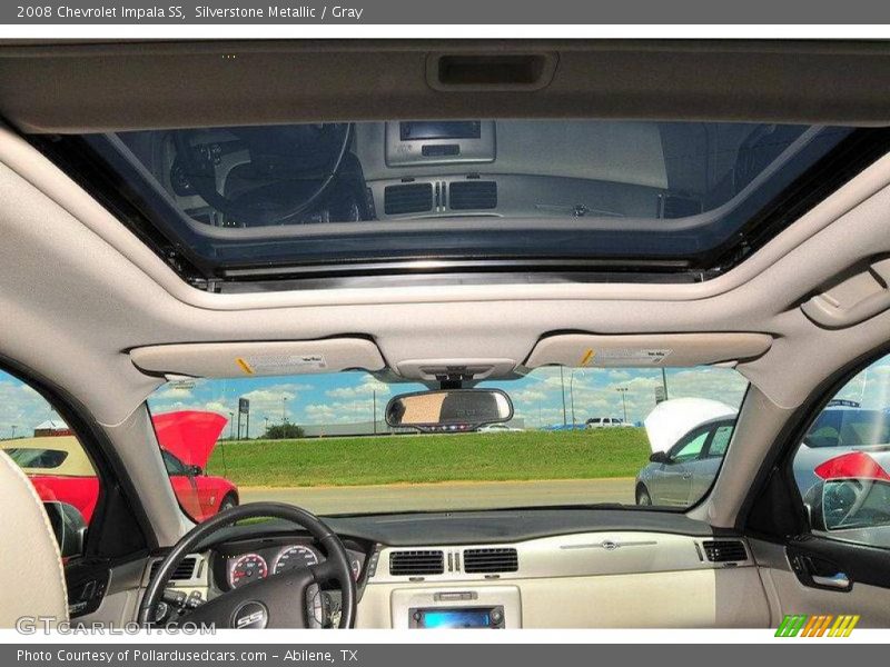 Silverstone Metallic / Gray 2008 Chevrolet Impala SS
