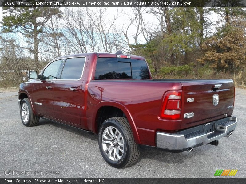 Delmonico Red Pearl / Light Mountain Brown/Mountain Brown 2020 Ram 1500 Longhorn Crew Cab 4x4