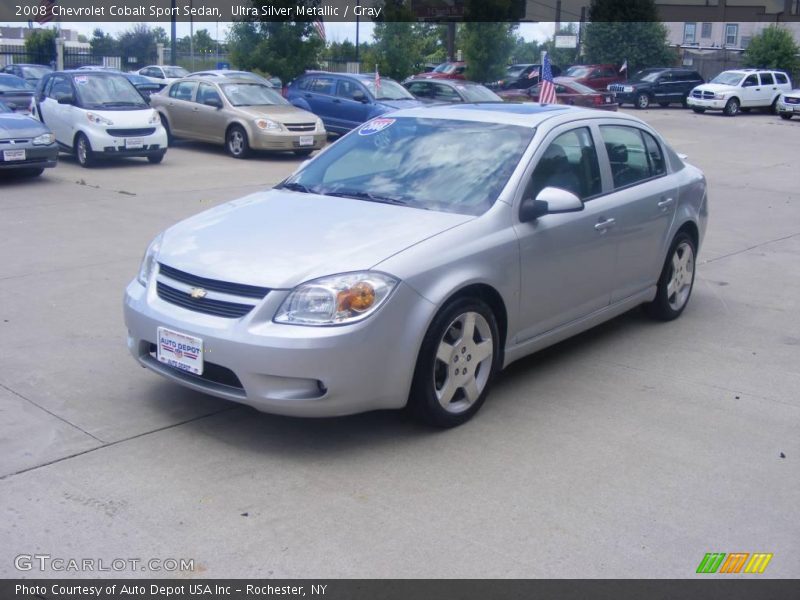 Ultra Silver Metallic / Gray 2008 Chevrolet Cobalt Sport Sedan