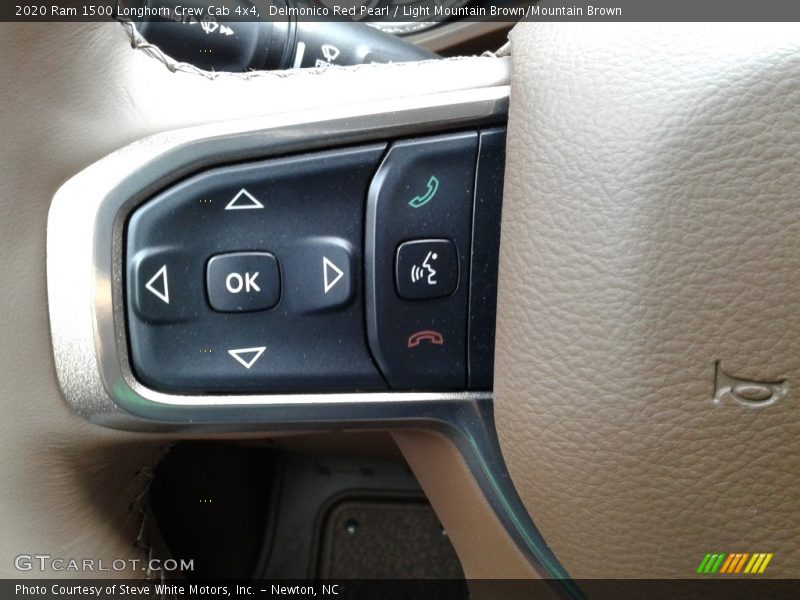  2020 1500 Longhorn Crew Cab 4x4 Steering Wheel