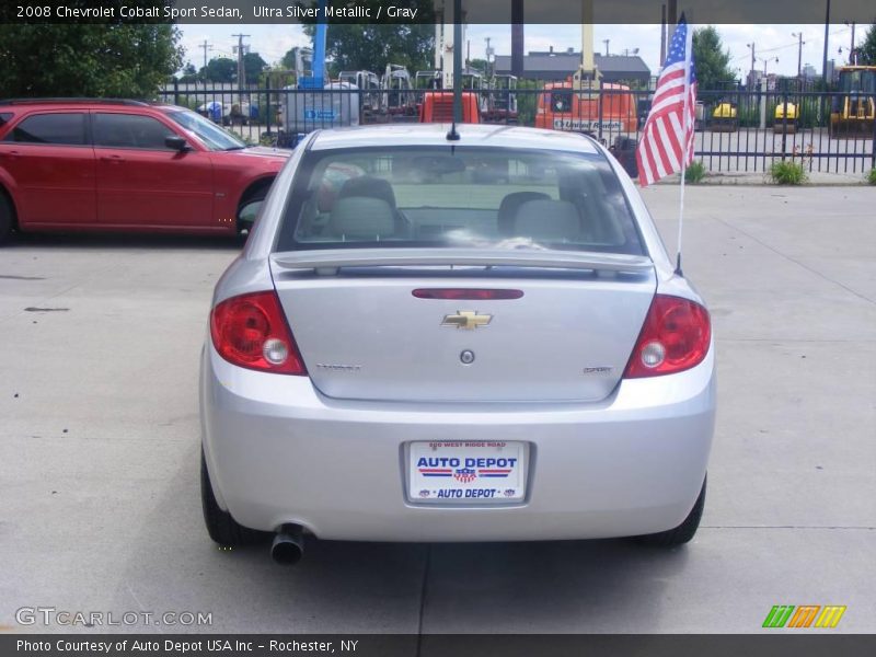 Ultra Silver Metallic / Gray 2008 Chevrolet Cobalt Sport Sedan