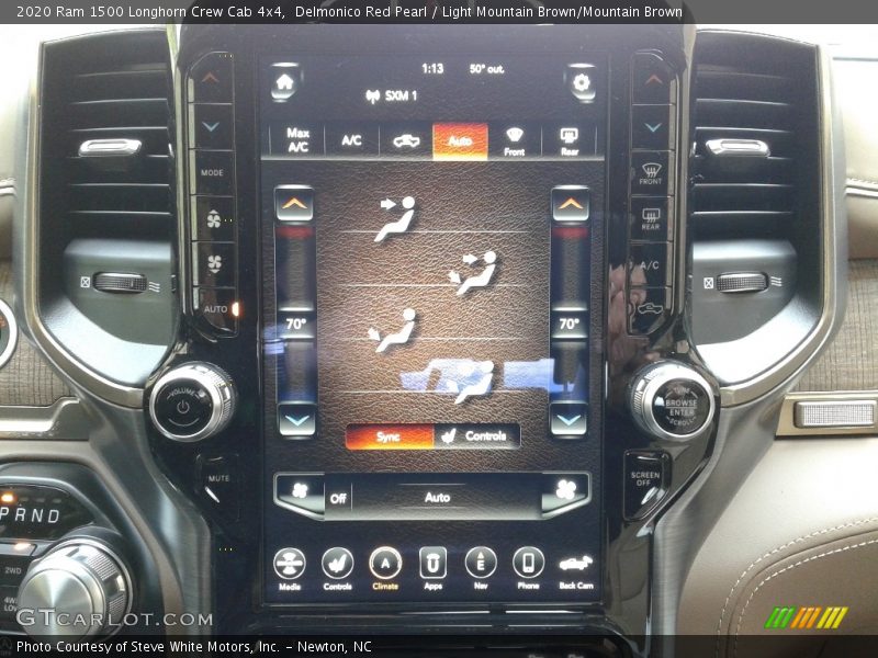 Controls of 2020 1500 Longhorn Crew Cab 4x4