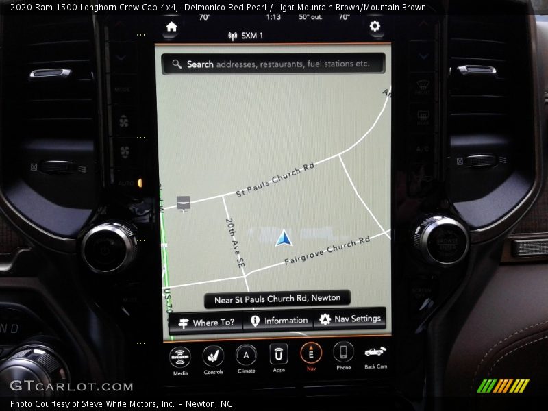 Navigation of 2020 1500 Longhorn Crew Cab 4x4