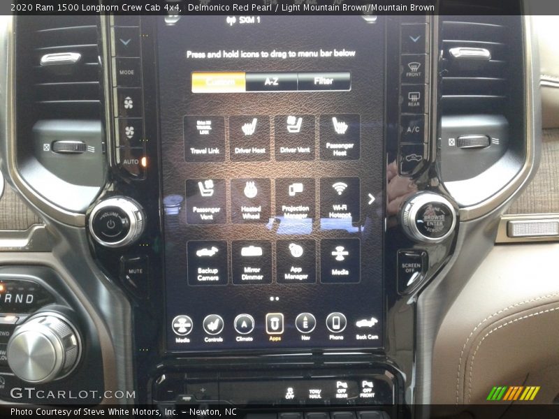 Delmonico Red Pearl / Light Mountain Brown/Mountain Brown 2020 Ram 1500 Longhorn Crew Cab 4x4