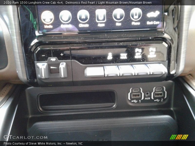 Delmonico Red Pearl / Light Mountain Brown/Mountain Brown 2020 Ram 1500 Longhorn Crew Cab 4x4