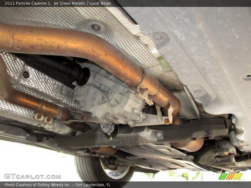 Undercarriage of 2011 Cayenne S
