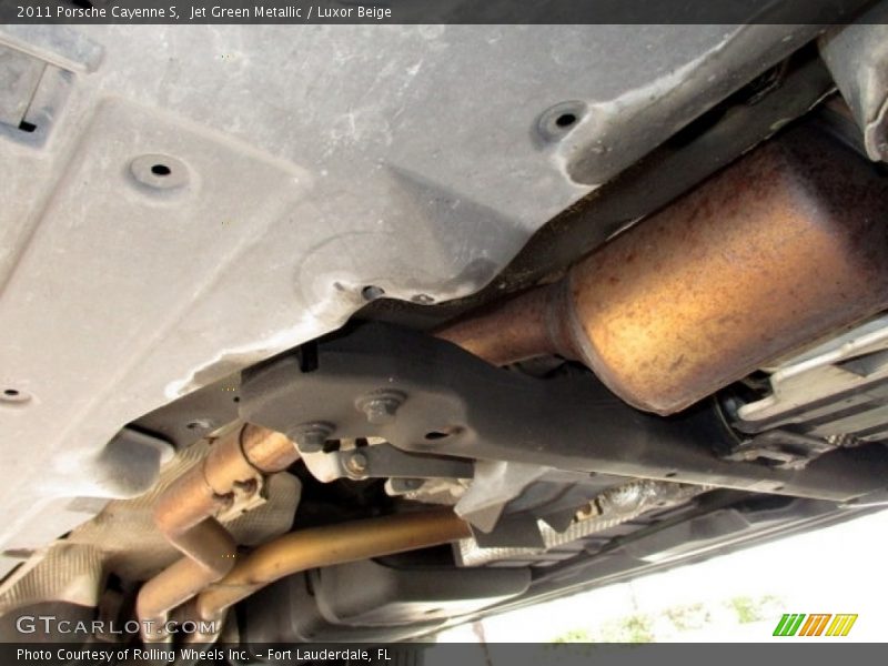 Undercarriage of 2011 Cayenne S