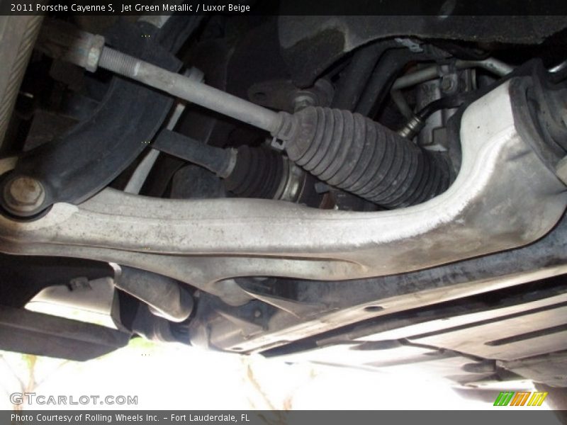 Undercarriage of 2011 Cayenne S