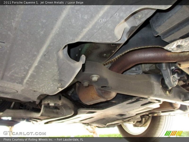 Undercarriage of 2011 Cayenne S