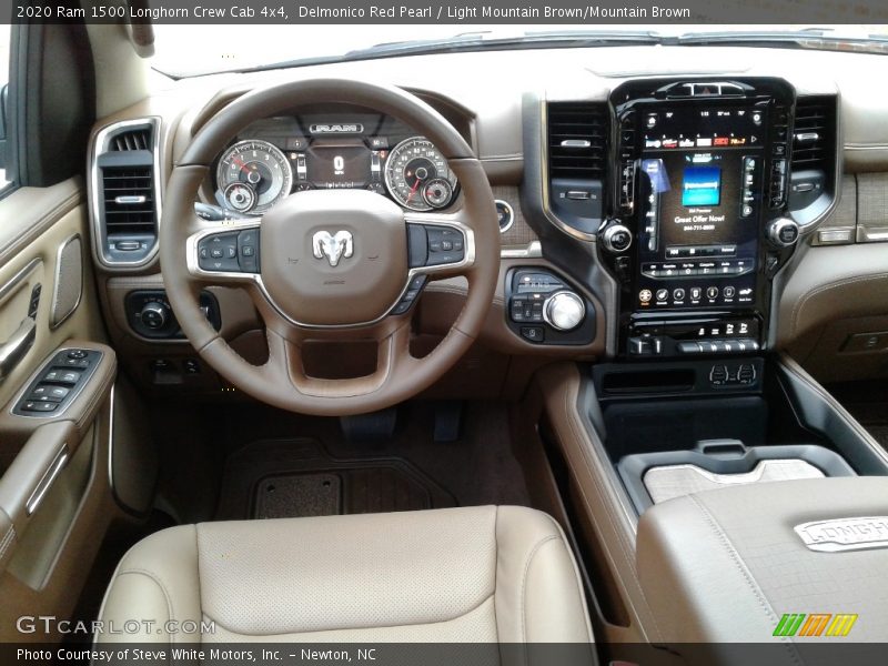 Dashboard of 2020 1500 Longhorn Crew Cab 4x4