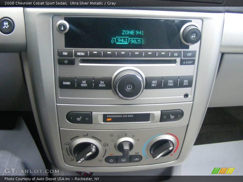 Ultra Silver Metallic / Gray 2008 Chevrolet Cobalt Sport Sedan