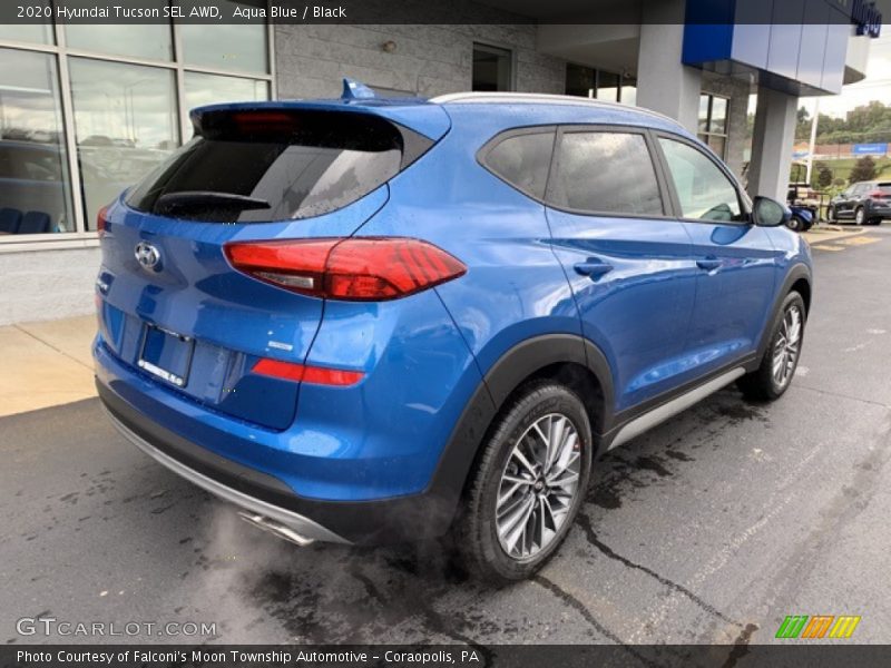 Aqua Blue / Black 2020 Hyundai Tucson SEL AWD