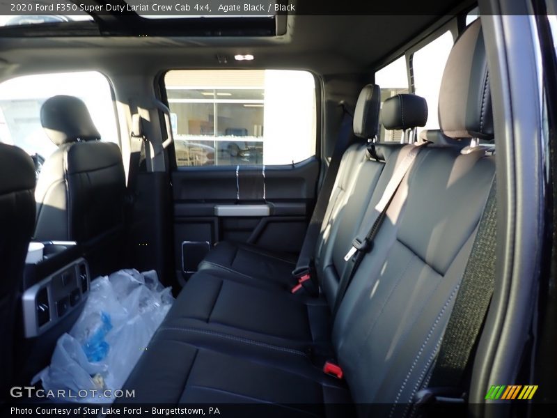Agate Black / Black 2020 Ford F350 Super Duty Lariat Crew Cab 4x4