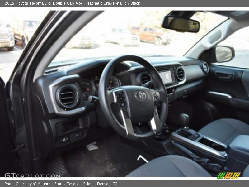 Magnetic Gray Metallic / Black 2019 Toyota Tacoma SR5 Double Cab 4x4