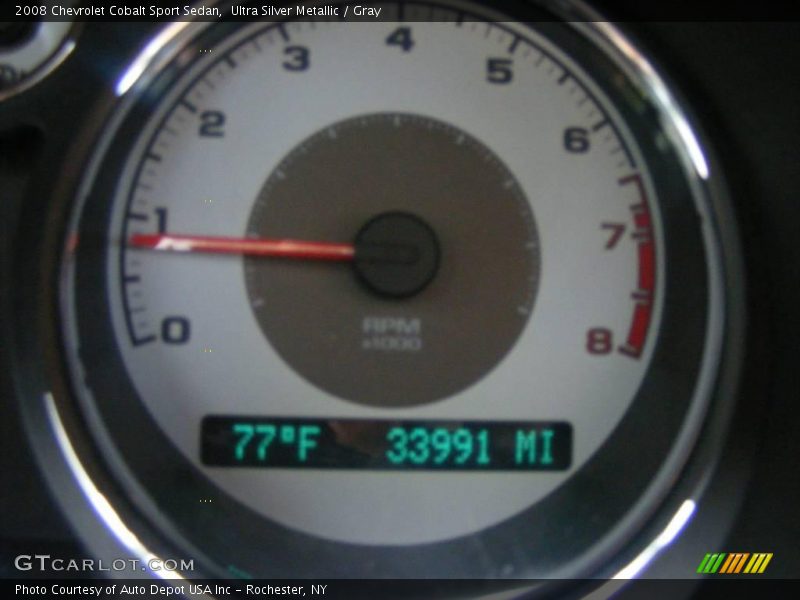Ultra Silver Metallic / Gray 2008 Chevrolet Cobalt Sport Sedan