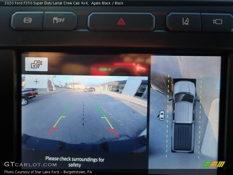 Agate Black / Black 2020 Ford F350 Super Duty Lariat Crew Cab 4x4