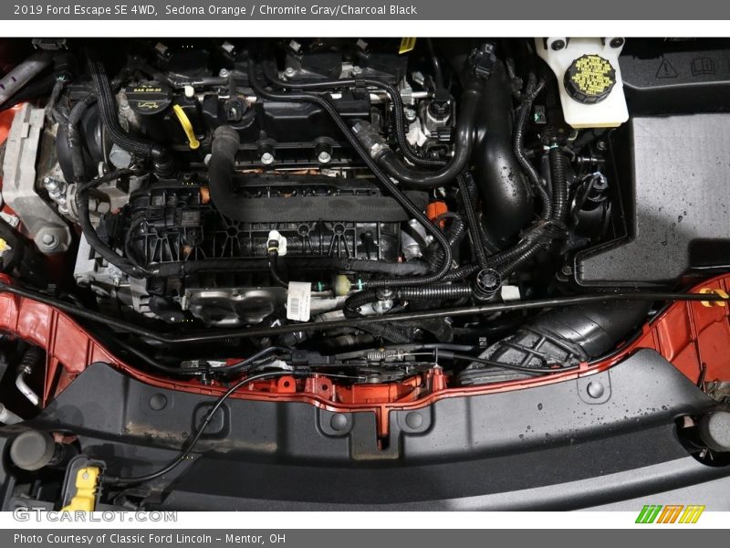 Sedona Orange / Chromite Gray/Charcoal Black 2019 Ford Escape SE 4WD