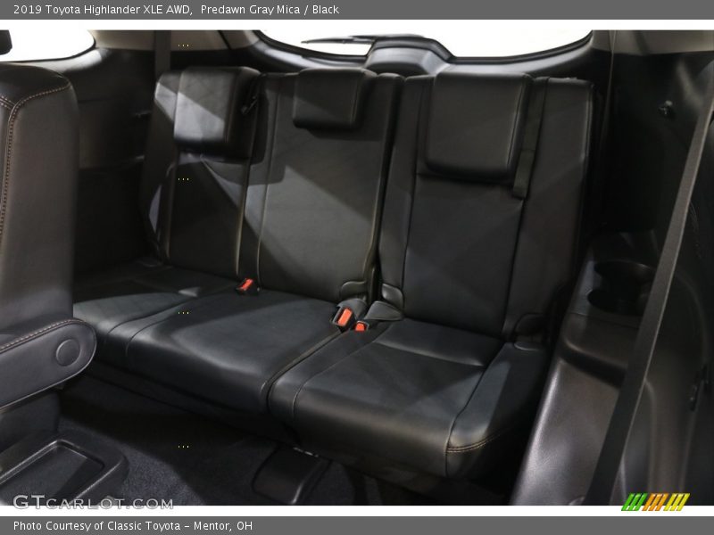 Rear Seat of 2019 Highlander XLE AWD