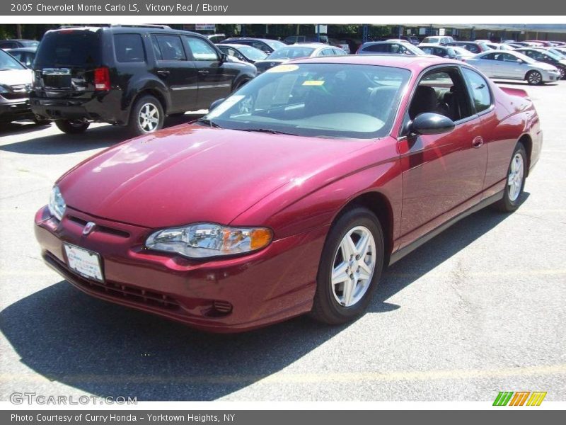 Victory Red / Ebony 2005 Chevrolet Monte Carlo LS