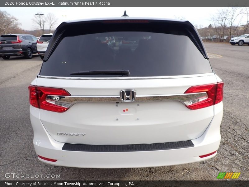Platinum White Pearl / Mocha 2020 Honda Odyssey EX-L