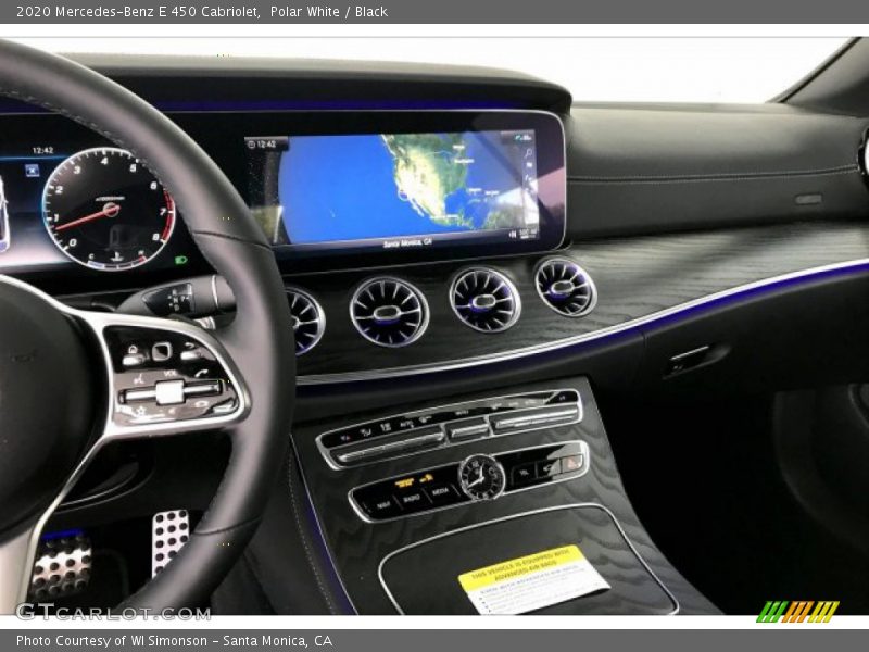 Controls of 2020 E 450 Cabriolet