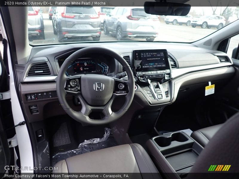  2020 Odyssey EX-L Mocha Interior
