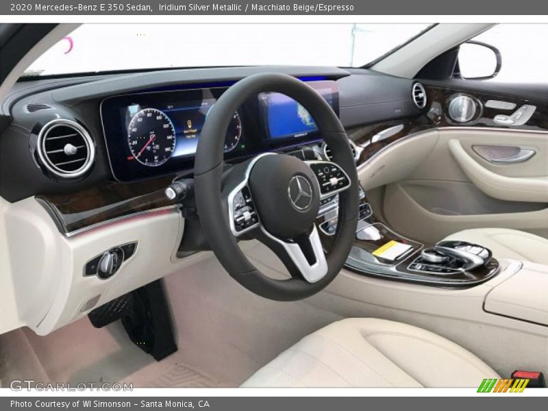 Iridium Silver Metallic / Macchiato Beige/Espresso 2020 Mercedes-Benz E 350 Sedan