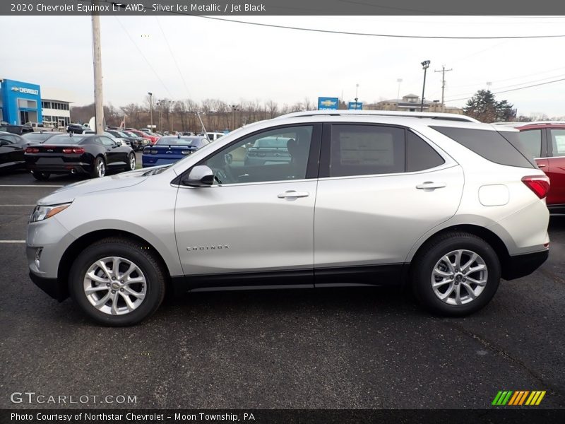 Silver Ice Metallic / Jet Black 2020 Chevrolet Equinox LT AWD