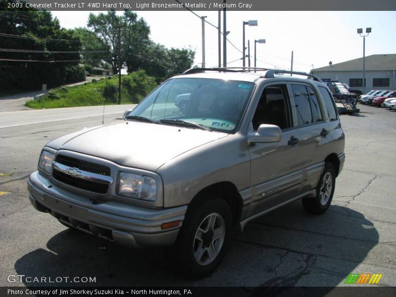 Light Bronzemist Metallic / Medium Gray 2003 Chevrolet Tracker LT 4WD Hard Top