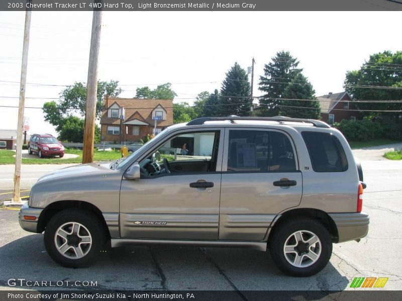 Light Bronzemist Metallic / Medium Gray 2003 Chevrolet Tracker LT 4WD Hard Top