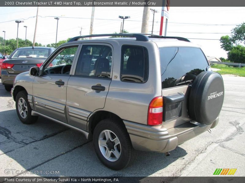 Light Bronzemist Metallic / Medium Gray 2003 Chevrolet Tracker LT 4WD Hard Top