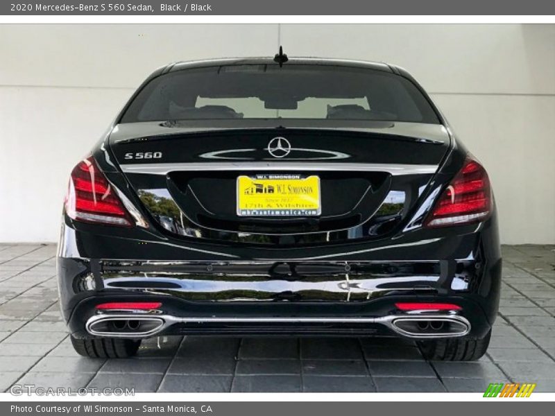 Black / Black 2020 Mercedes-Benz S 560 Sedan