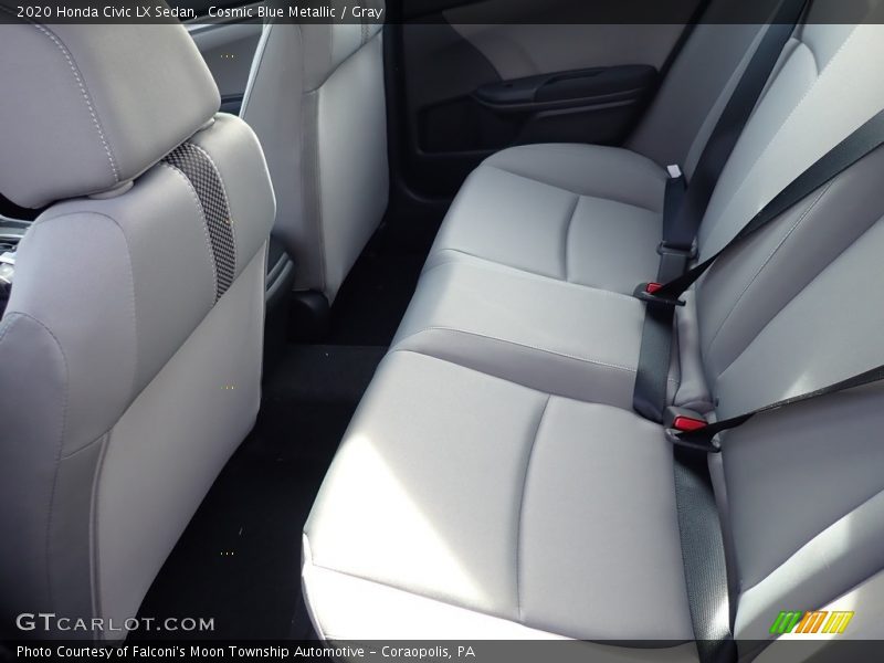 Cosmic Blue Metallic / Gray 2020 Honda Civic LX Sedan