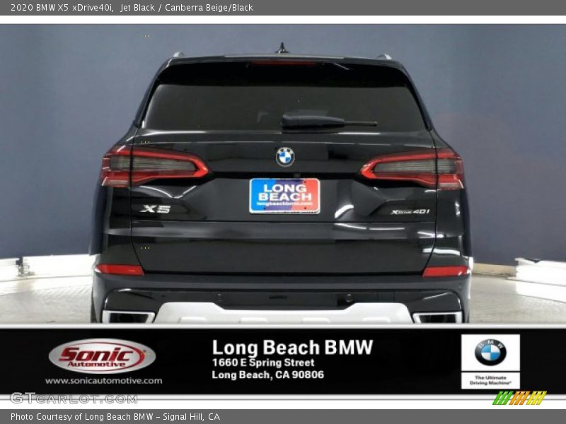 Jet Black / Canberra Beige/Black 2020 BMW X5 xDrive40i
