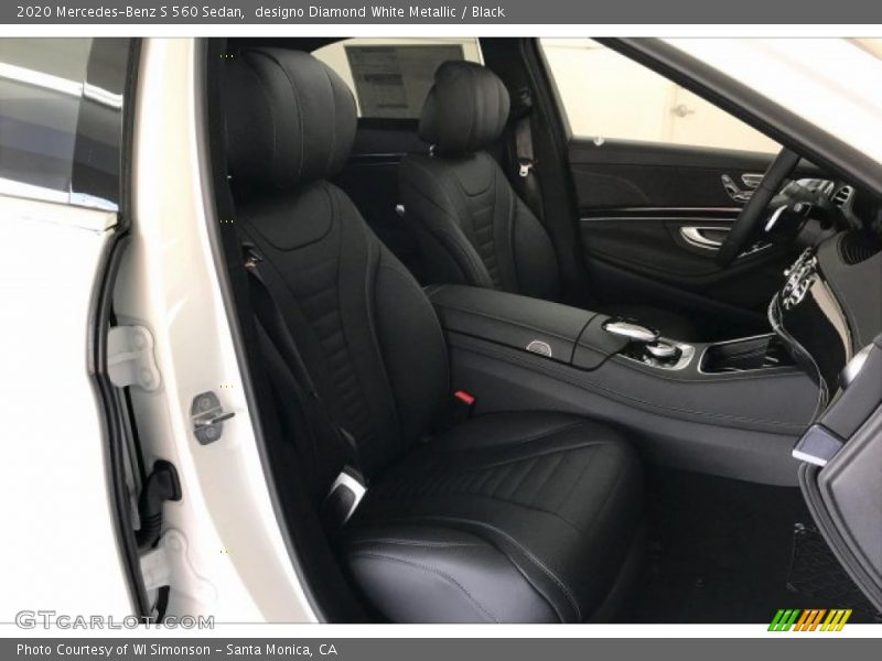designo Diamond White Metallic / Black 2020 Mercedes-Benz S 560 Sedan