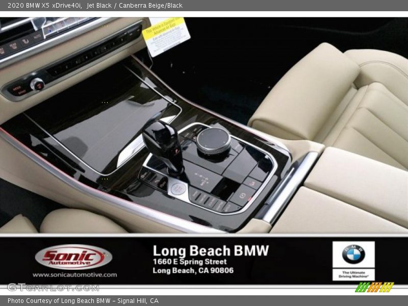 Jet Black / Canberra Beige/Black 2020 BMW X5 xDrive40i