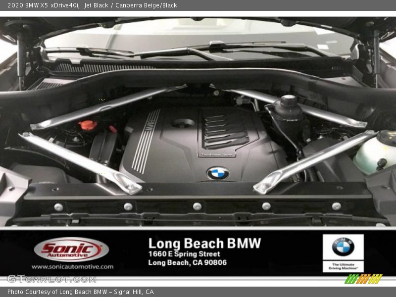 Jet Black / Canberra Beige/Black 2020 BMW X5 xDrive40i