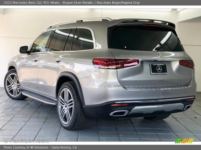 Mojave Silver Metallic / Macchiato Beige/Magma Gray 2020 Mercedes-Benz GLS 450 4Matic