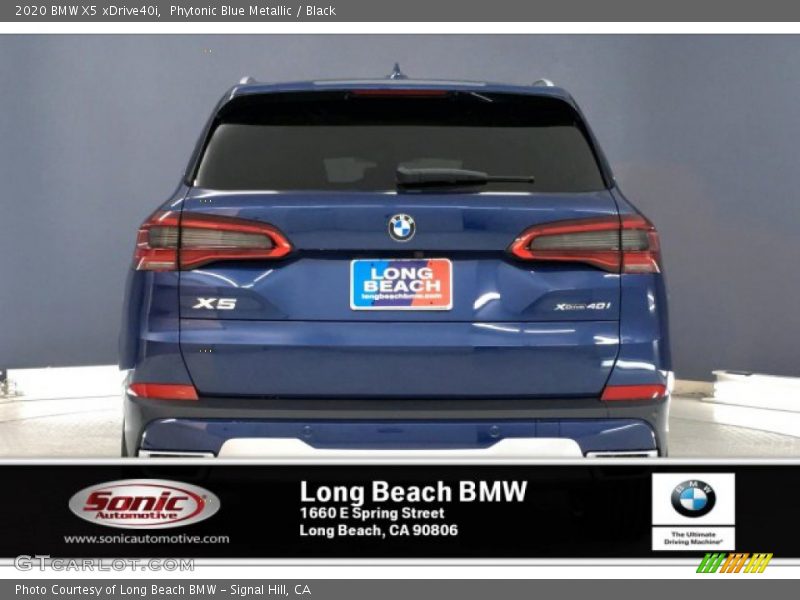 Phytonic Blue Metallic / Black 2020 BMW X5 xDrive40i