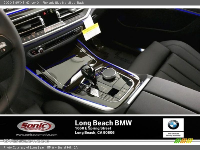 Phytonic Blue Metallic / Black 2020 BMW X5 xDrive40i