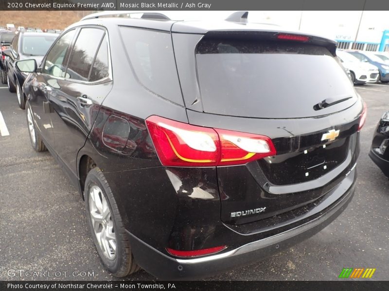 Mosaic Black Metallic / Ash Gray 2020 Chevrolet Equinox Premier AWD