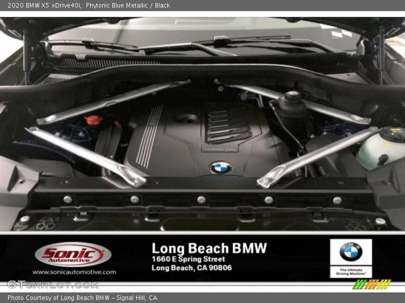 Phytonic Blue Metallic / Black 2020 BMW X5 xDrive40i