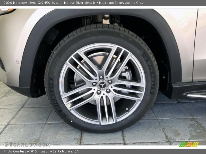 Mojave Silver Metallic / Macchiato Beige/Magma Gray 2020 Mercedes-Benz GLS 450 4Matic