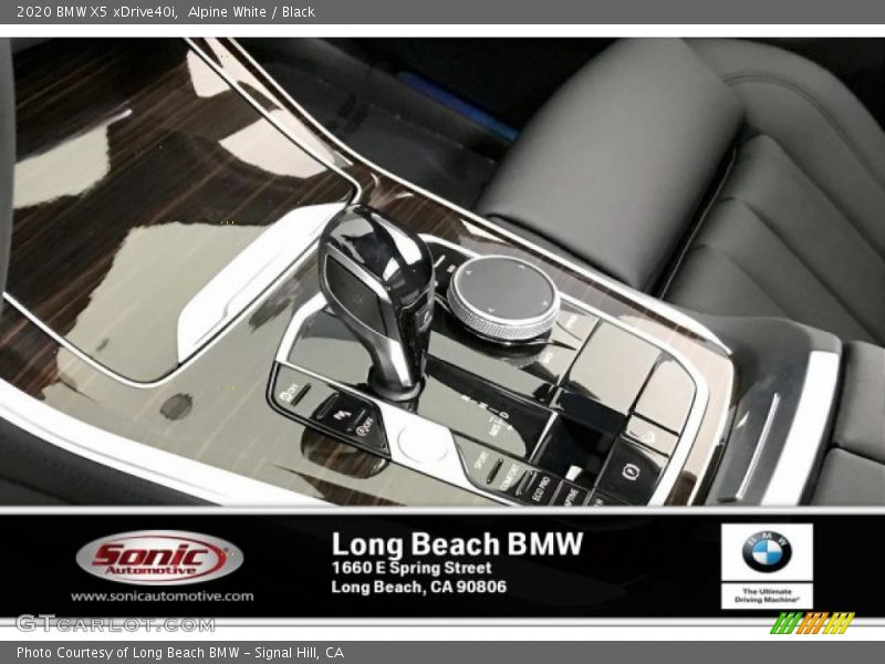 Alpine White / Black 2020 BMW X5 xDrive40i