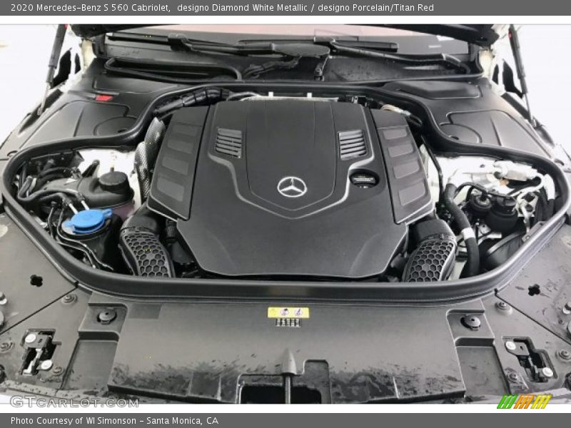  2020 S 560 Cabriolet Engine - 4.0 Liter DI biturbo DOHC 32-Valve VVT V8