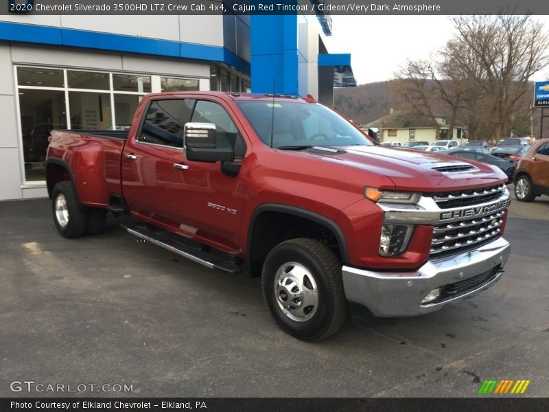 Cajun Red Tintcoat / Gideon/Very Dark Atmosphere 2020 Chevrolet Silverado 3500HD LTZ Crew Cab 4x4